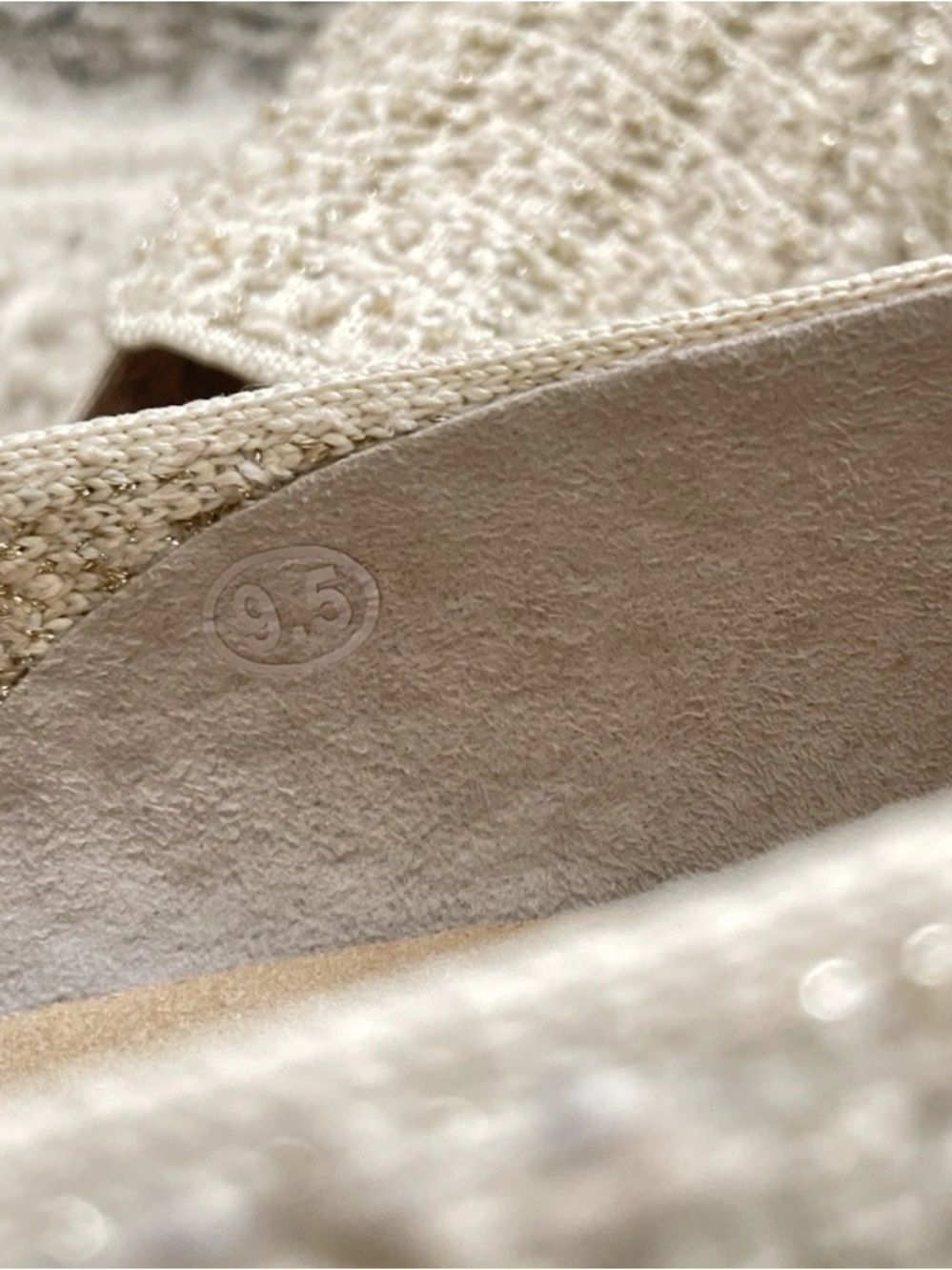 Rothy’s‎ The Lug Loafer Boucle Cream Beige Size 9.5 Preppy - Picture 8 of 8
